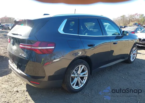 2025 BMW X3 30 xDrive из США, поврежденный, VIN 5UX53GP07S9Z45049